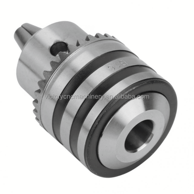 3.0-16mm Key Type Capacity B16 Tapered Bore High precision Taper Mount Drill Chuck Wrench Drill Chuck Set For Lathe Machine