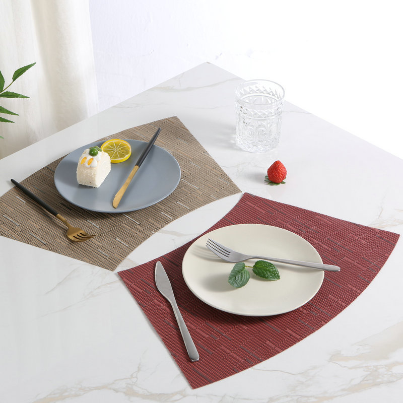 Wholesale PVC Dinging Table Sublimation Clear Placemat Clear