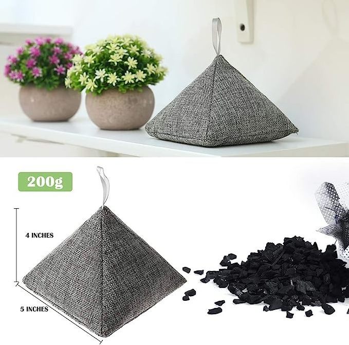 Odor Eliminator Moisture Absorber Air Freshener Bag Naturally Activated Bamboo Charcoal Air Purifying BagsBamboo Charcoal Bag