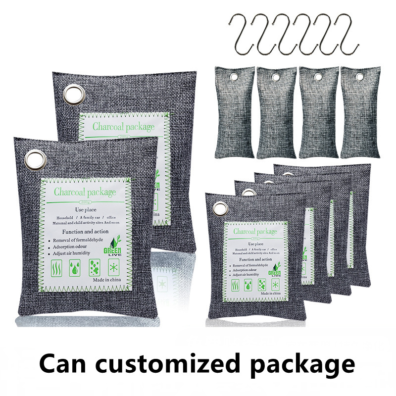 Factory Wholesale Shoe Deodorizer House Edition Natural Bamboo Charcoal Air Purifying Bag Odor Absorber Car Odor Eliminator