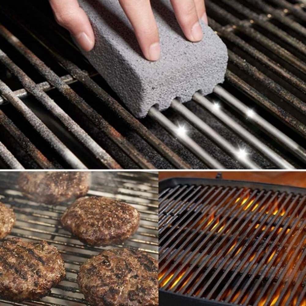 Grill Griddle Cleaning Brick Block Pumice Stones for Removing BBQ Grills Racks Flat Top Cookers