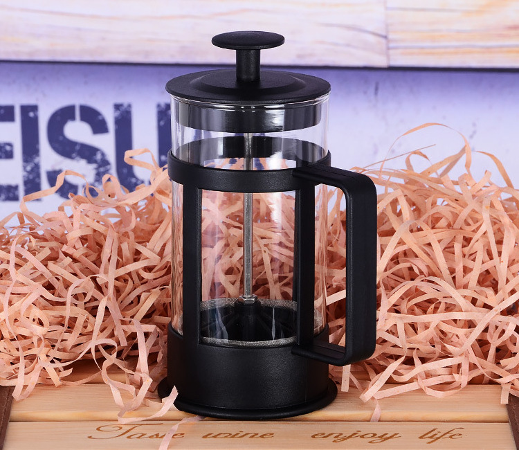 Portable Travel French Press Coffee Maker Plastic Glass French Press