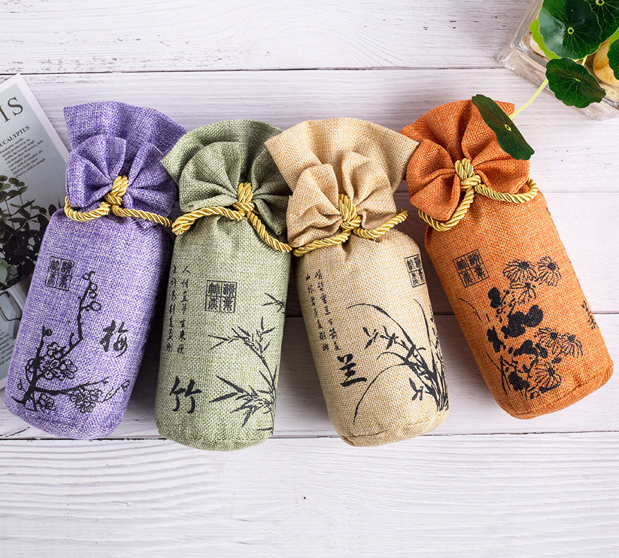 Customized Printing Bamboo Charcoal Air Freshener Deodorizer Purifier Bags