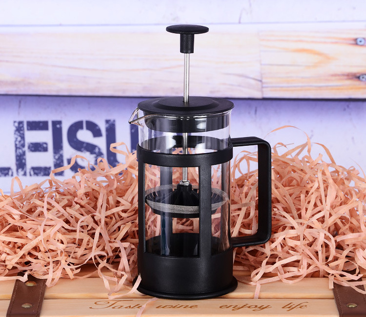 Portable Travel French Press Coffee Maker Plastic Glass French Press