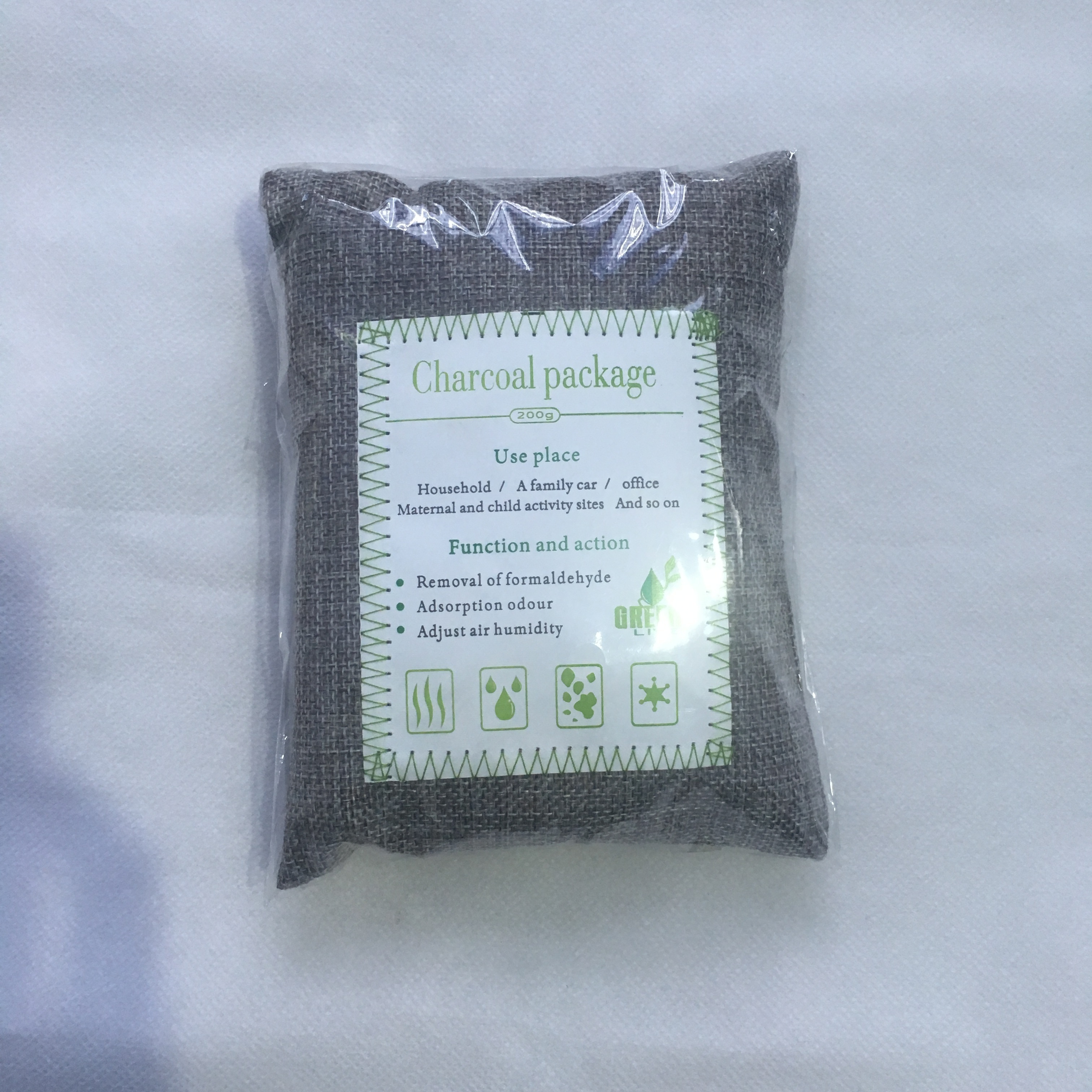 500g natural bamboo charcoal remove odors Bamboo Charcoal Air Purifying Bag