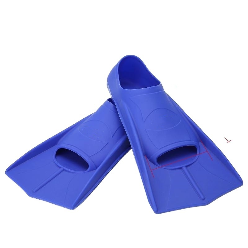 Silicone Training Swim Fins Diving Flippers Unisex Short Silicone Swimming Fins