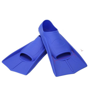 Silicone Training Swim Fins Diving Flippers Unisex Short Silicone Swimming Fins