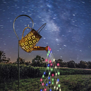 Solar Watering Can with Lights,Solar Outdoor Garden Decor Waterproof Large Hanging Lantern Landscape Lights Outside Decorations