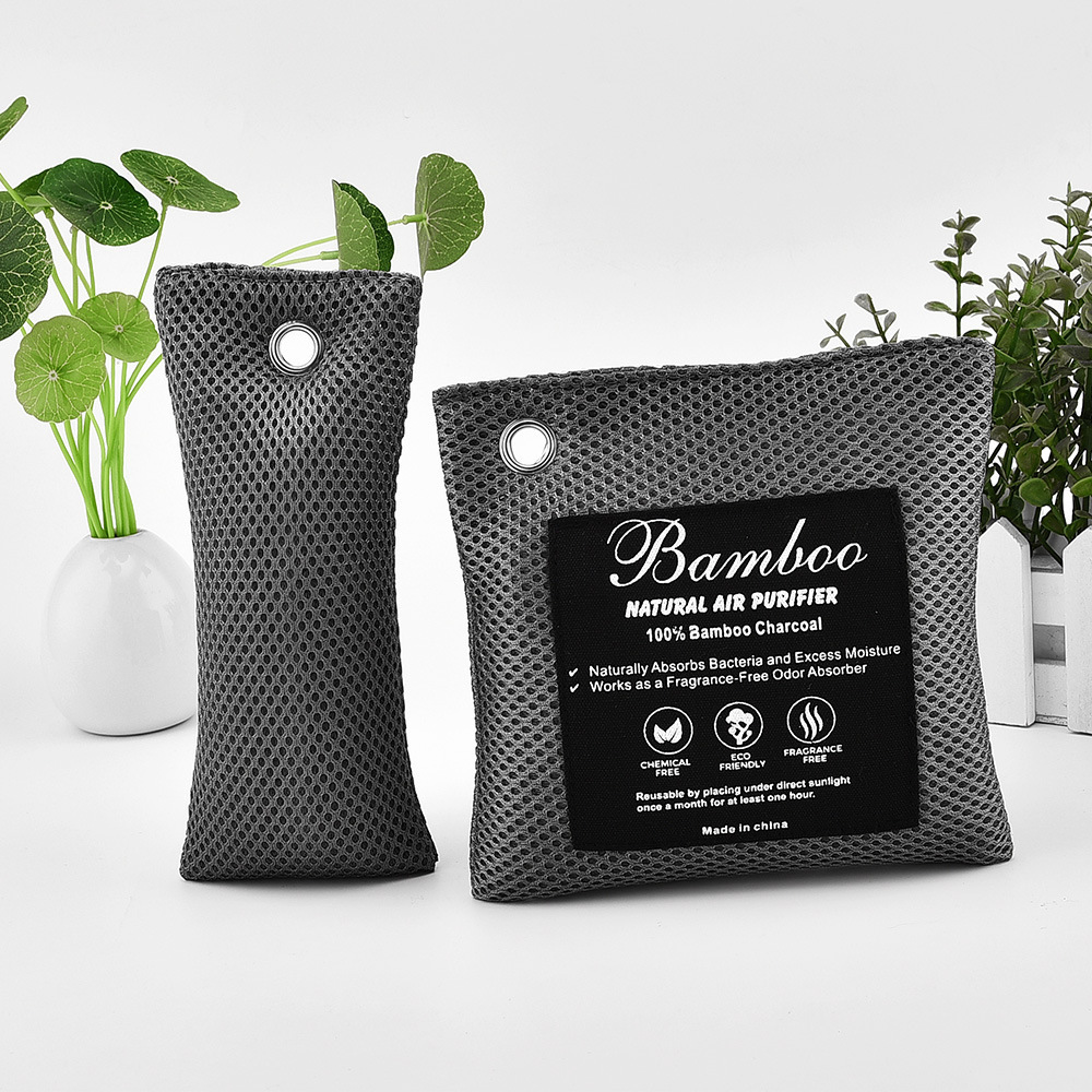 Bamboo Charcoal Air Purifying Bag Naturally Freshen Air With Powerful Activated Charcoal Bags Odor Absorber  Natural Home Deodor