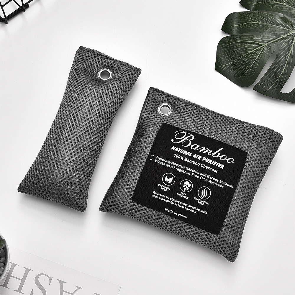 Bamboo Charcoal Air Purifying Bag Naturally Freshen Air With Powerful Activated Charcoal Bags Odor Absorber  Natural Home Deodor