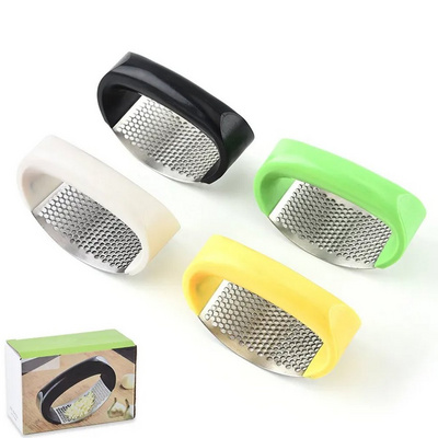 Stainless Steel Premium Garlic Mincer New Kitchen Stainless Steel Garlic Mincer Crusher Garlic Press Rocker