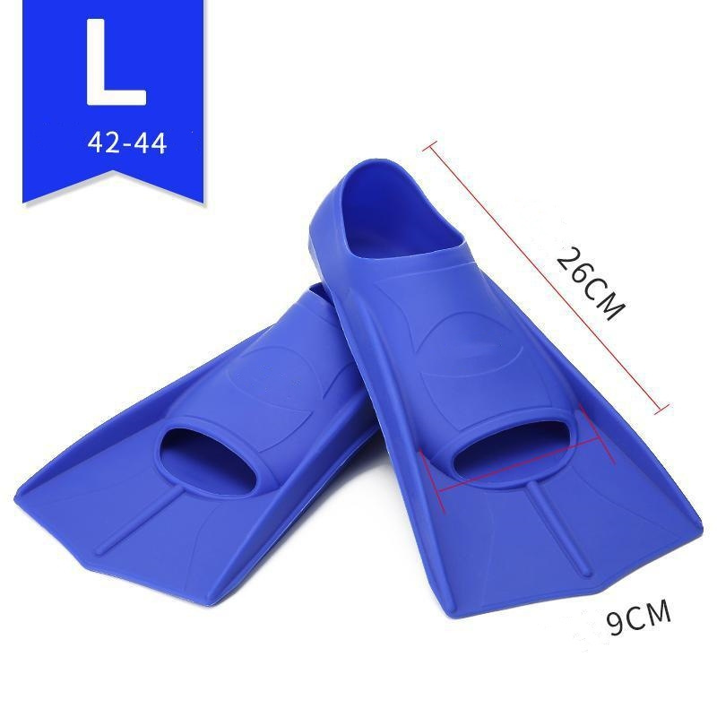 Silicone Training Swim Fins Diving Flippers Unisex Short Silicone Swimming Fins