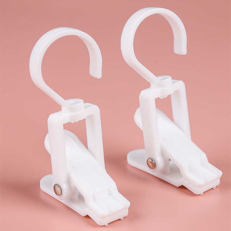 Plastic Swivel Hooks Travel Rotating Rotating Hanging Laundry Hook Clothes Pins Hat Clip Strong Rotating Sock Clips