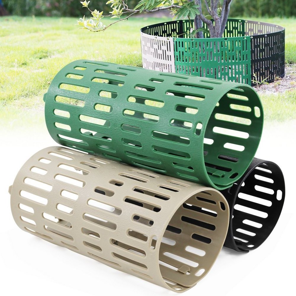 Tree Guard Weather-Proof Plastic Adjustable Nursery Mesh Tree Bark Protector Tree Trunk Protectors