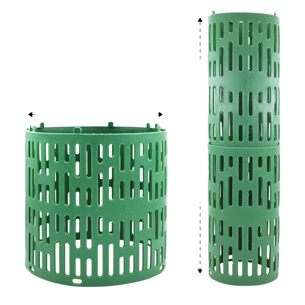 Tree Guard Weather-Proof Plastic Adjustable Nursery Mesh Tree Bark Protector Tree Trunk Protectors