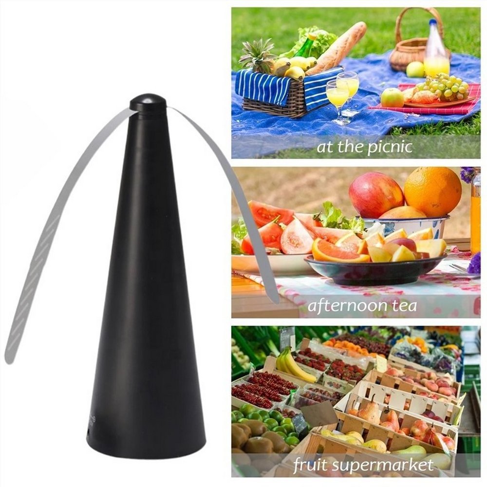 Outdoor Fly Repellent Fan Fly Fans for Indoor Outdoor Food Fans to Keep Flies Away for Party Home Picnics  Portable and Easy U