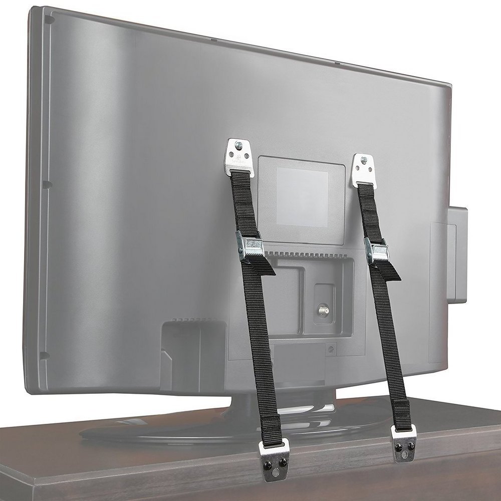 Tv Safety Straps Furniture Anchors to Wall Anti Tip Baby Proofing Strap for Flat Screen Babyproof Anchor to Secure Stand