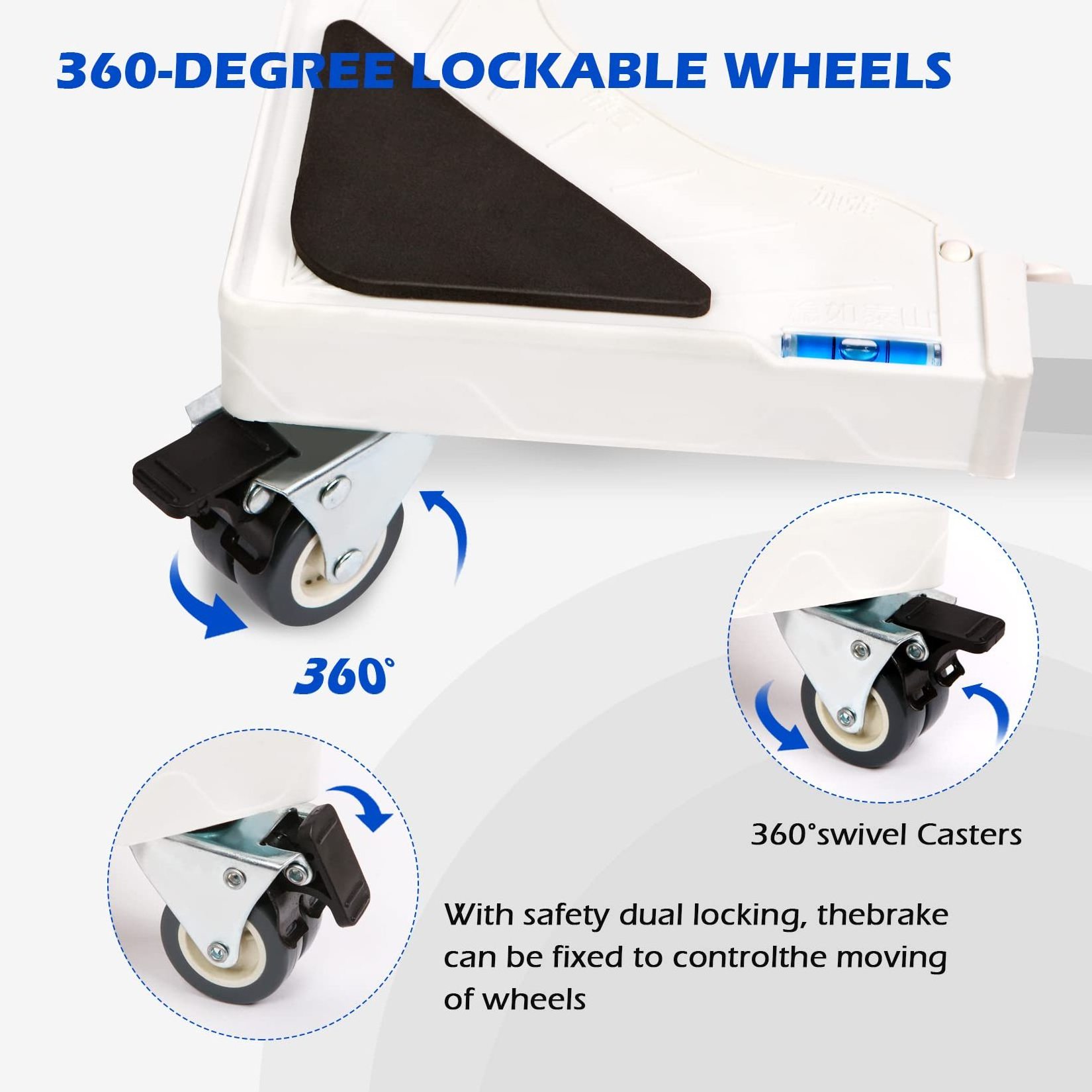 Appliance Dolly Cart with 4 Locking Twin Wheels Mini Fridge Stand Refrigerator Washing Machine trolley wheels Base Fridge Stand