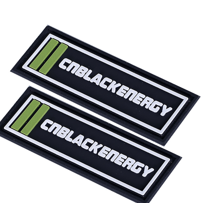 3d And 2d Silicone Badges Custom Glow In The Dark Pvc Patches Soft Rubber Patches For Garment