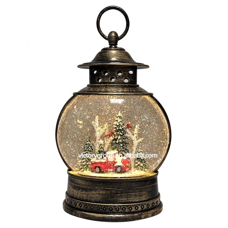 Holiday Decor Souvenir Christmas Snowing Lantern Truck Designs Buy Snow Globes