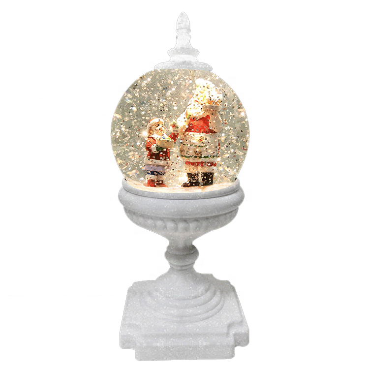 Christmas Decoration Supplies Santa Christmas Light Snow Globe Lantern 2024 Navidad Decor Water Snow Globe Christmas Lantern