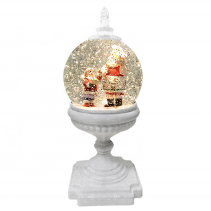 Christmas Decoration Supplies Santa Christmas Light Snow Globe Lantern 2024 Navidad Decor Water Snow Globe Christmas Lantern