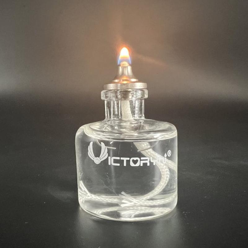 VGT Refillable Liquid Candle Oil Bottle Round Glass Oil Candle