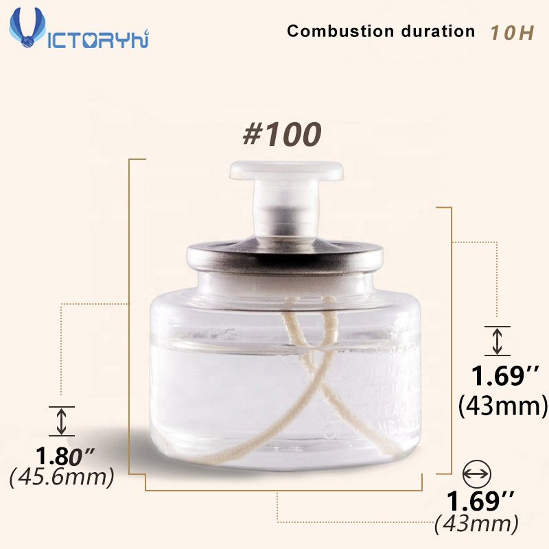 VGT Iflame 2023 New Design 10H Burning Time Paraffin Mineral Oil Birthday Liquid Candle gel candles