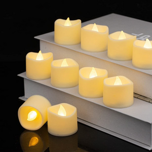 VGT Real Floating Wax Electric Modern Dancing LED Taper Candle Flameless LED Candles With Moving Flame Safety Electronic Candle