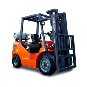 Gas powered fork lift container mast 4.5m 5meter 5.5 6 m triplex Nissan K21 k25 EPA gasoline propane LPG forklift