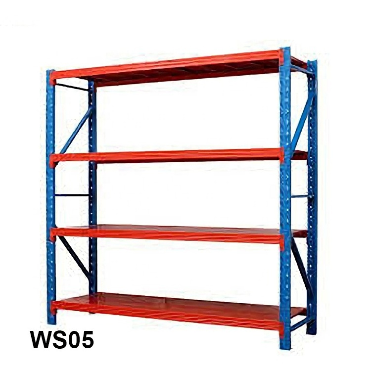 4-Tier Adjustable Industrial Heavy Duty Pallet Shelving Rack For Sale