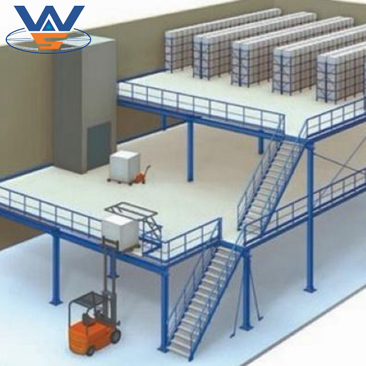 2024 Factory Directly Sale Customized Warehouse Storage Steel Structure Platform Multi-Level Mezzanine Floor Pallet Rack