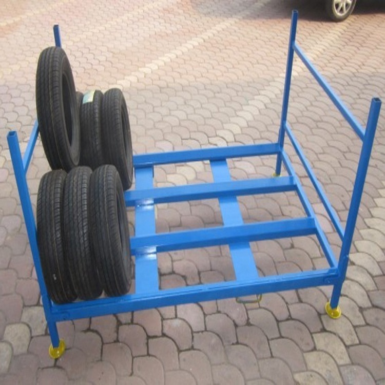 Customized Tire Rack for Industrial Storage Warehouse Stackable Truck Tyre Rack