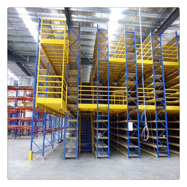 China Victory Stable High Capacity Steel Metal Platform Mezzanine Floor Pallet Rack Storage Steel Structure