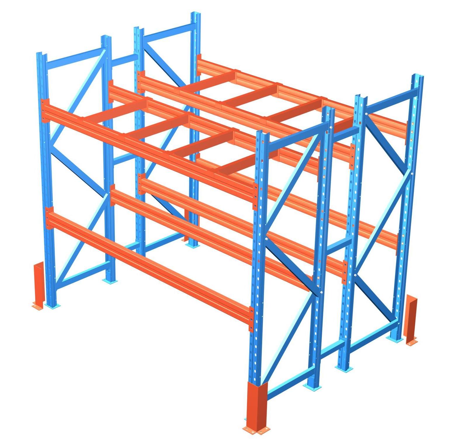 Hot Sale Heavy Duty Pallet Racking with Security Foot Protection warehouse Tubular Barrier from Nanjing Victory