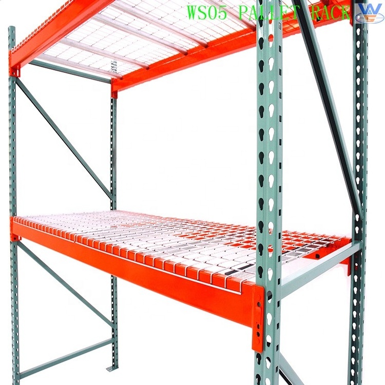 warehouse industrial shelving angle steel heavy duty pallet rack