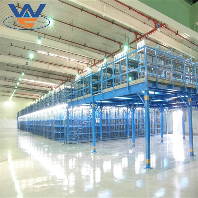 Popular Q235B Steel Multi- Tier Racking Heavy Duty Customized Industrial Warehouse Mezzanine  Floor Rack System