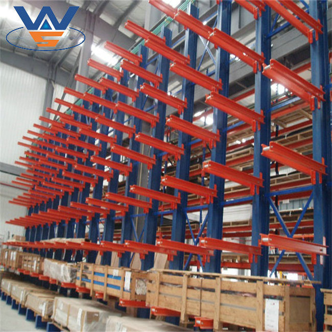 CE / ISO Certified customized industrial warehouse pipe and sheet steel and lumber metal storage cantilever racks