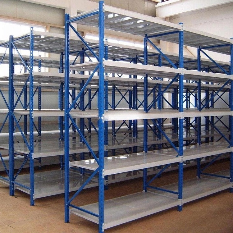 High Quality 5 Tier Adjustable Medium Duty Storage Shelf Metal Storage Rack For Sale