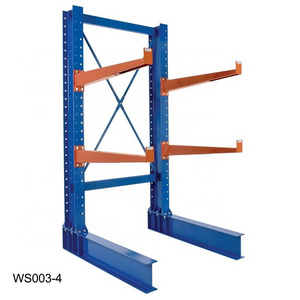 Deep Cantilever Rack Workshop For Metal, Arms Feature Pipe Car Storage Rack System For Sale