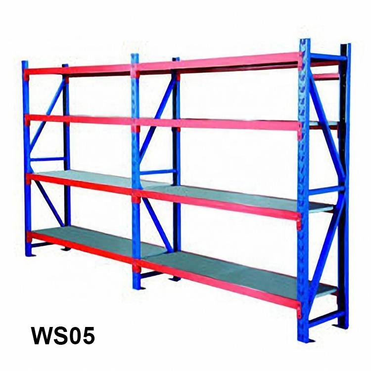 4-Tier Adjustable Industrial Heavy Duty Pallet Shelving Rack For Sale