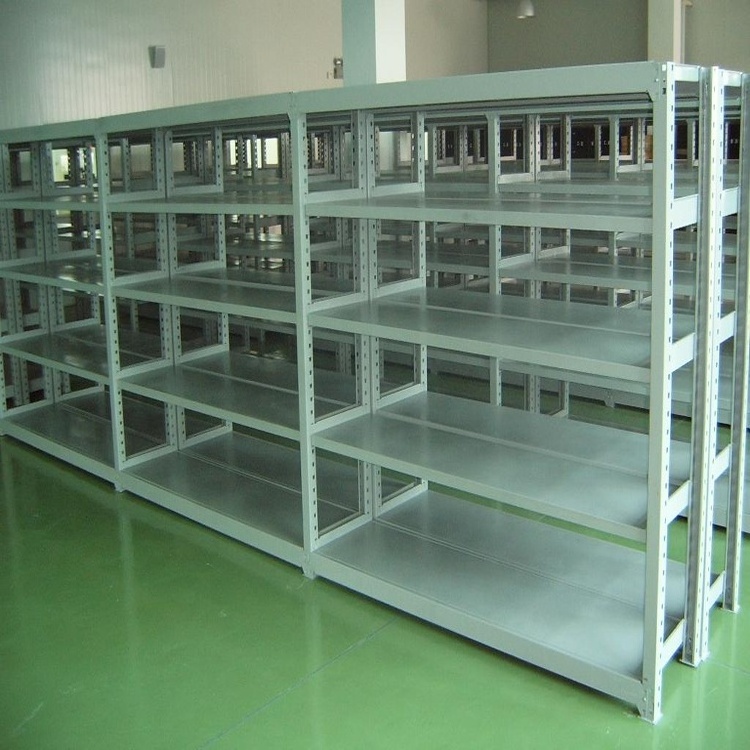 High Efficiency CE / ISO 9001 certification boltless rivet shelving metal shelves racking system