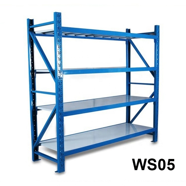 4-Tier Adjustable Industrial Heavy Duty Pallet Shelving Rack For Sale