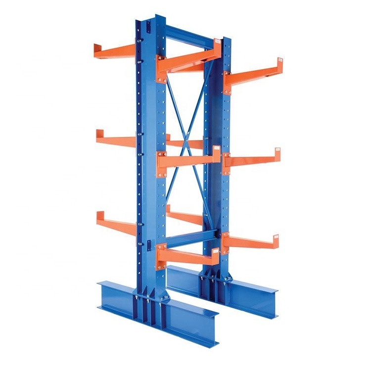 2024 Safety Flexibility Cantilever Racking Shelf Arm Rack Storage Steel Warehouse Pipe Rack