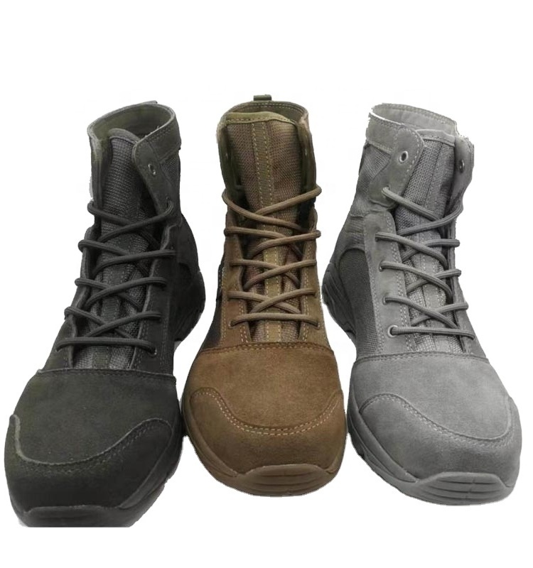 Green army color hiking shoes breathable summer woodland shoes,ankle desert boots canvas material