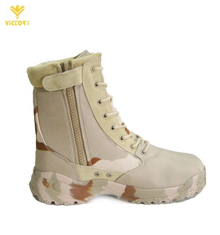 2020 High quality boots resistant men leather desert boots ACU safety shoes work boots for industry