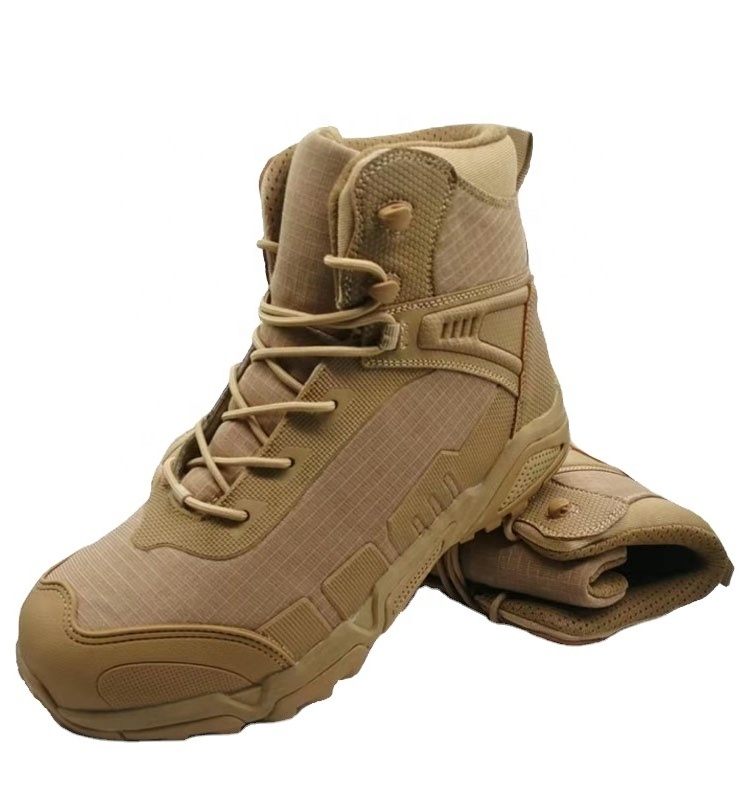 Boots men shoes side zip botas tactical hiking desert desert boots