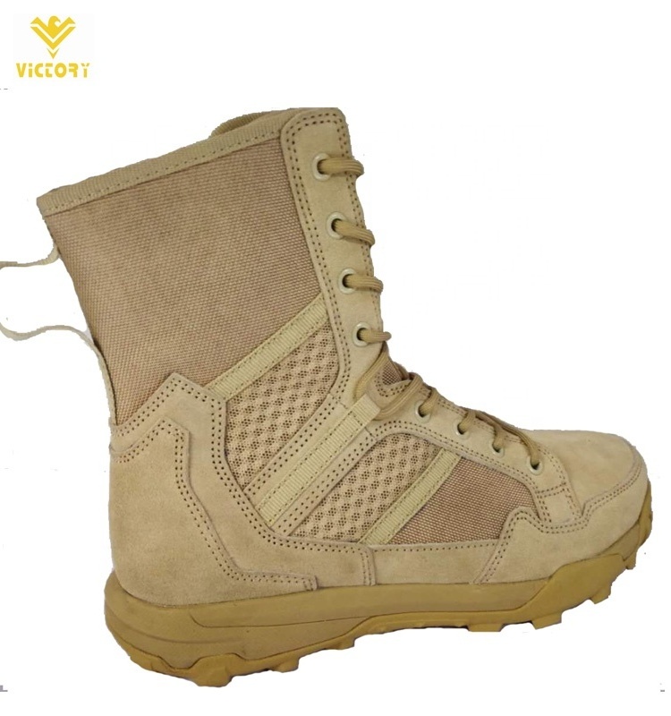 Saudi Arabia tactical boots in summer for men,hiking boots outdoor lightweight customized in hot weather