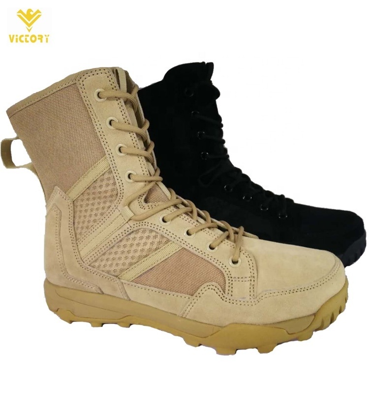 Saudi Arabia tactical boots in summer for men,hiking boots outdoor lightweight customized in hot weather