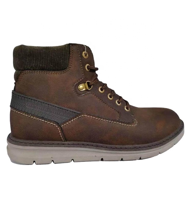 European work boots with leather, hiking hunting boots for fashion street walking